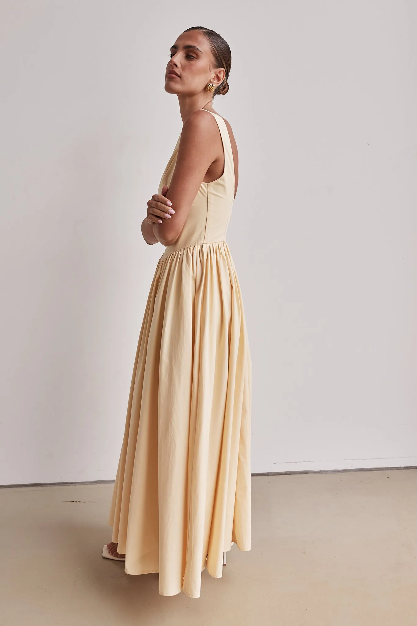 Devin Maxi Dress (Yellow) sold by Runway Scout product image thumbnail 5