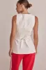 Elliott Vest (White) sold by Runway Scout