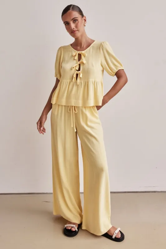 Daisy Pants (Yellow) sold by Runway Scout