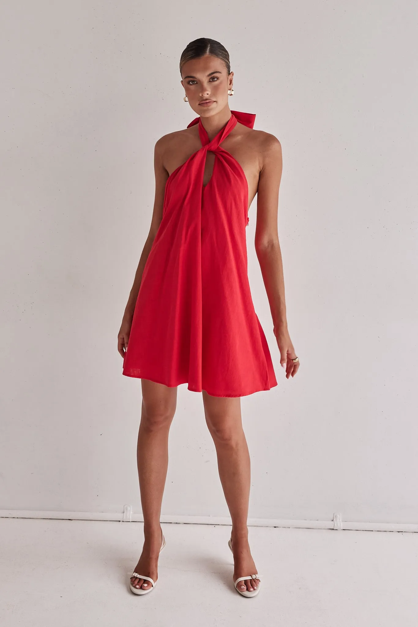 Reese Mini Dress (Red) sold by Runway Scout product image thumbnail 4