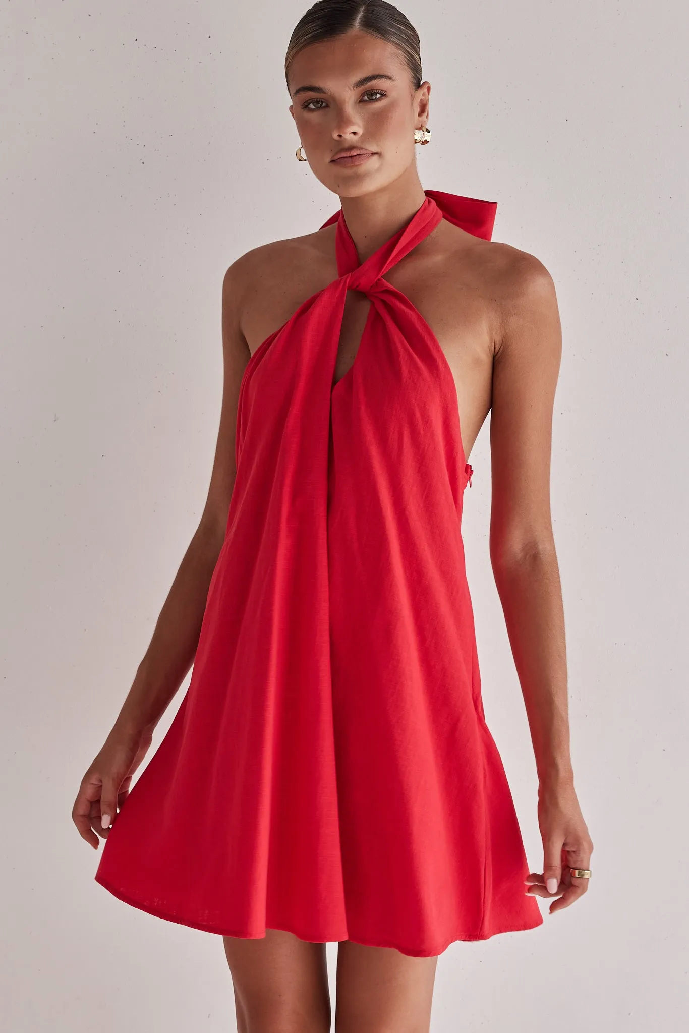 Reese Mini Dress (Red) sold by Runway Scout product image thumbnail 5