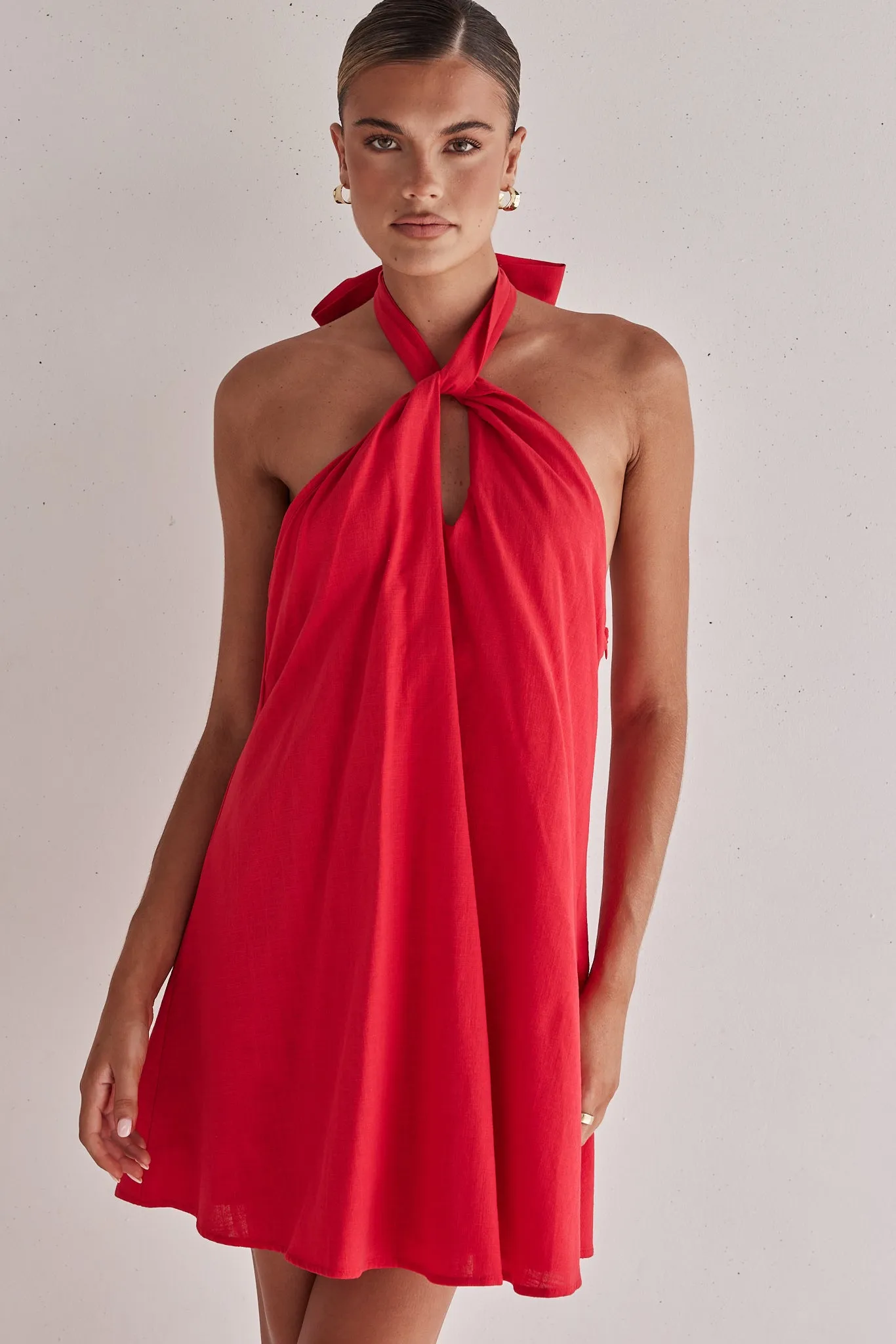 Reese Mini Dress (Red) sold by Runway Scout