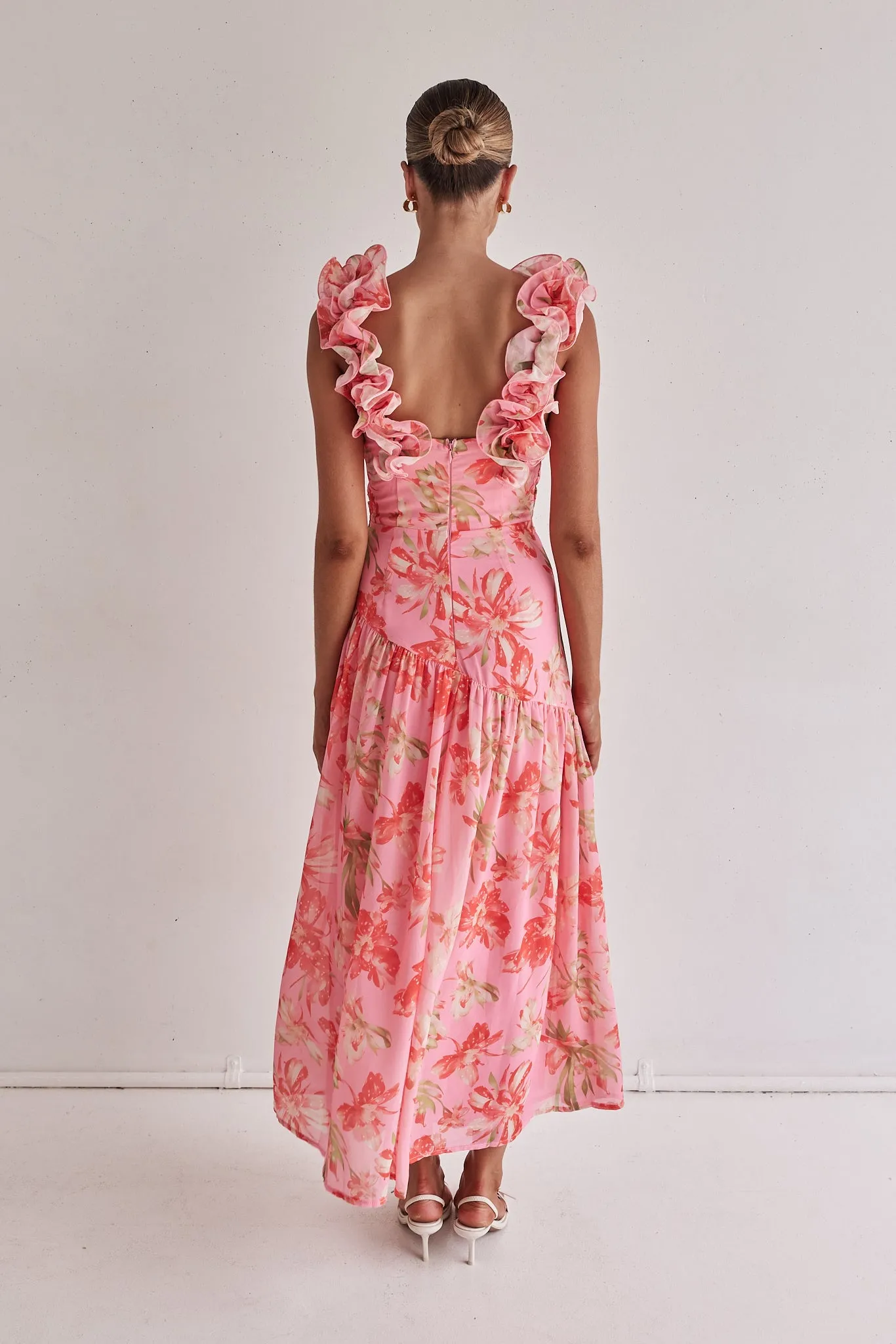 Aurelia Maxi Dress (Pink) sold by Runway Scout product image thumbnail 4