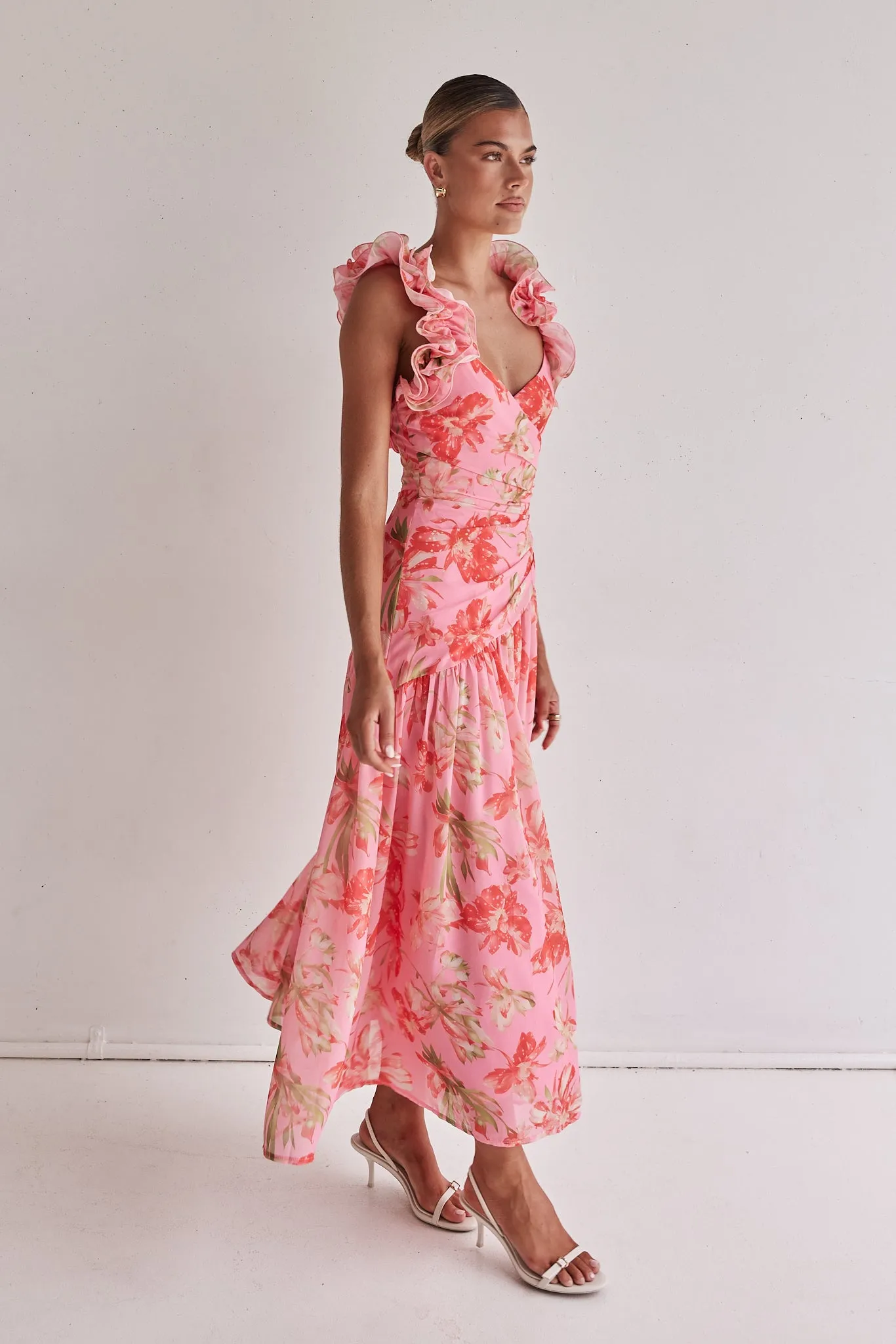Aurelia Maxi Dress (Pink) sold by Runway Scout product image thumbnail 3
