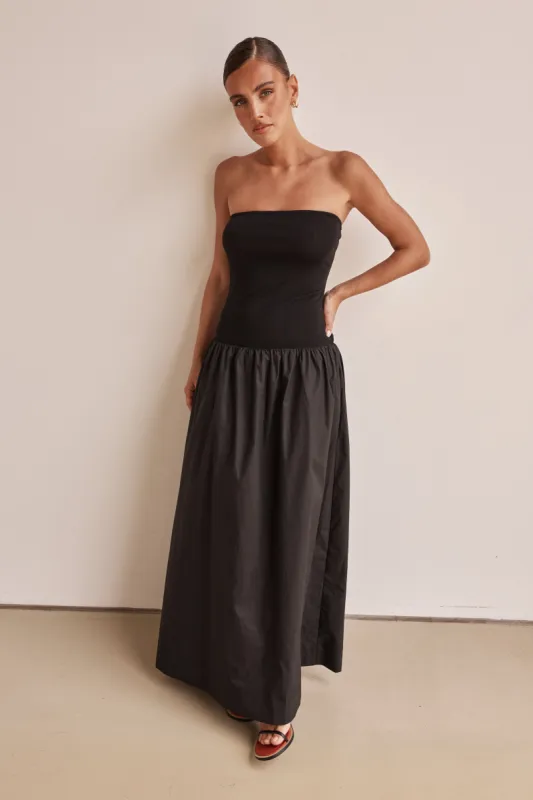 Davina Maxi Dress (Black) sold by Runway Scout