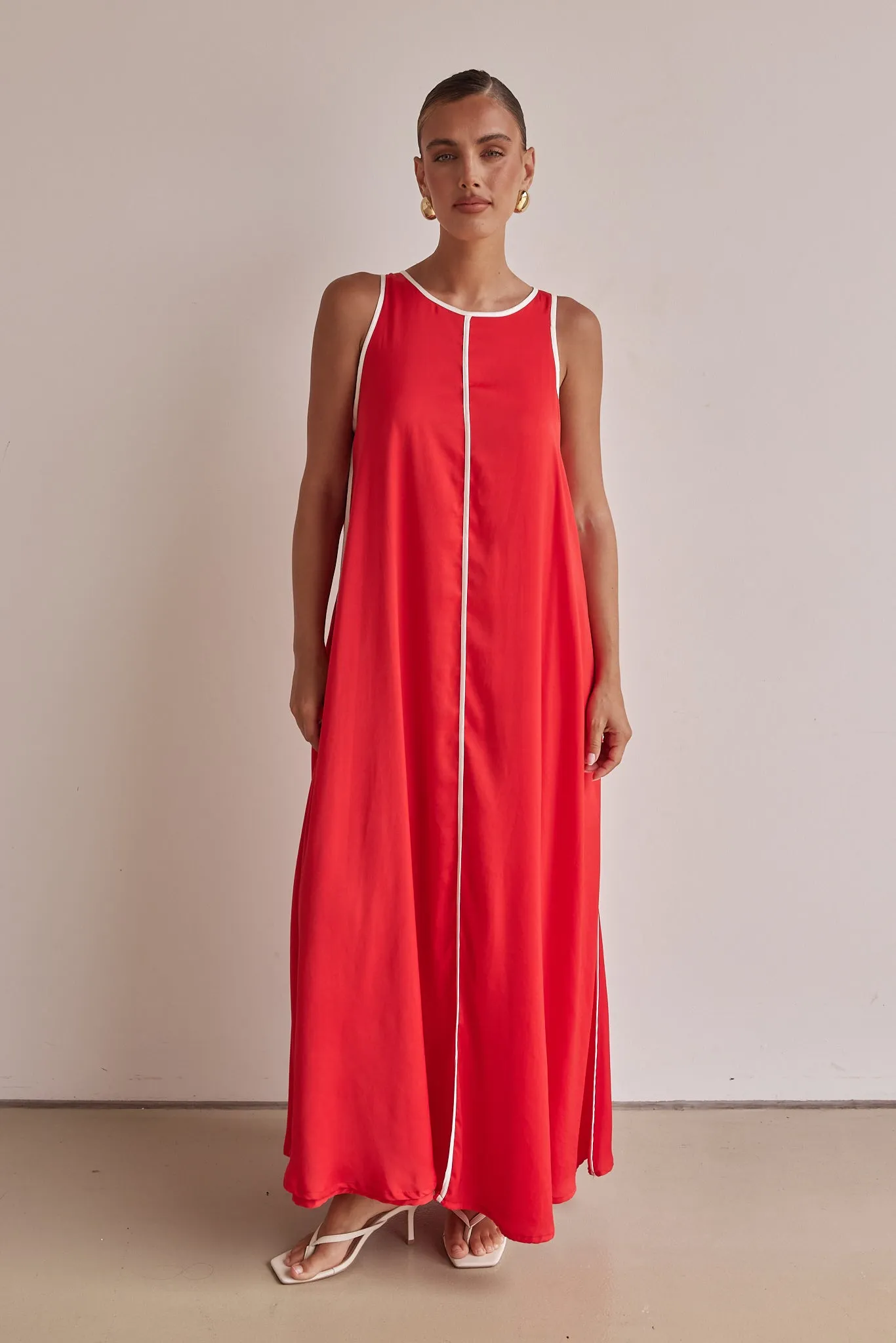 Palos Maxi Dress (Red) sold by Runway Scout product image thumbnail 3