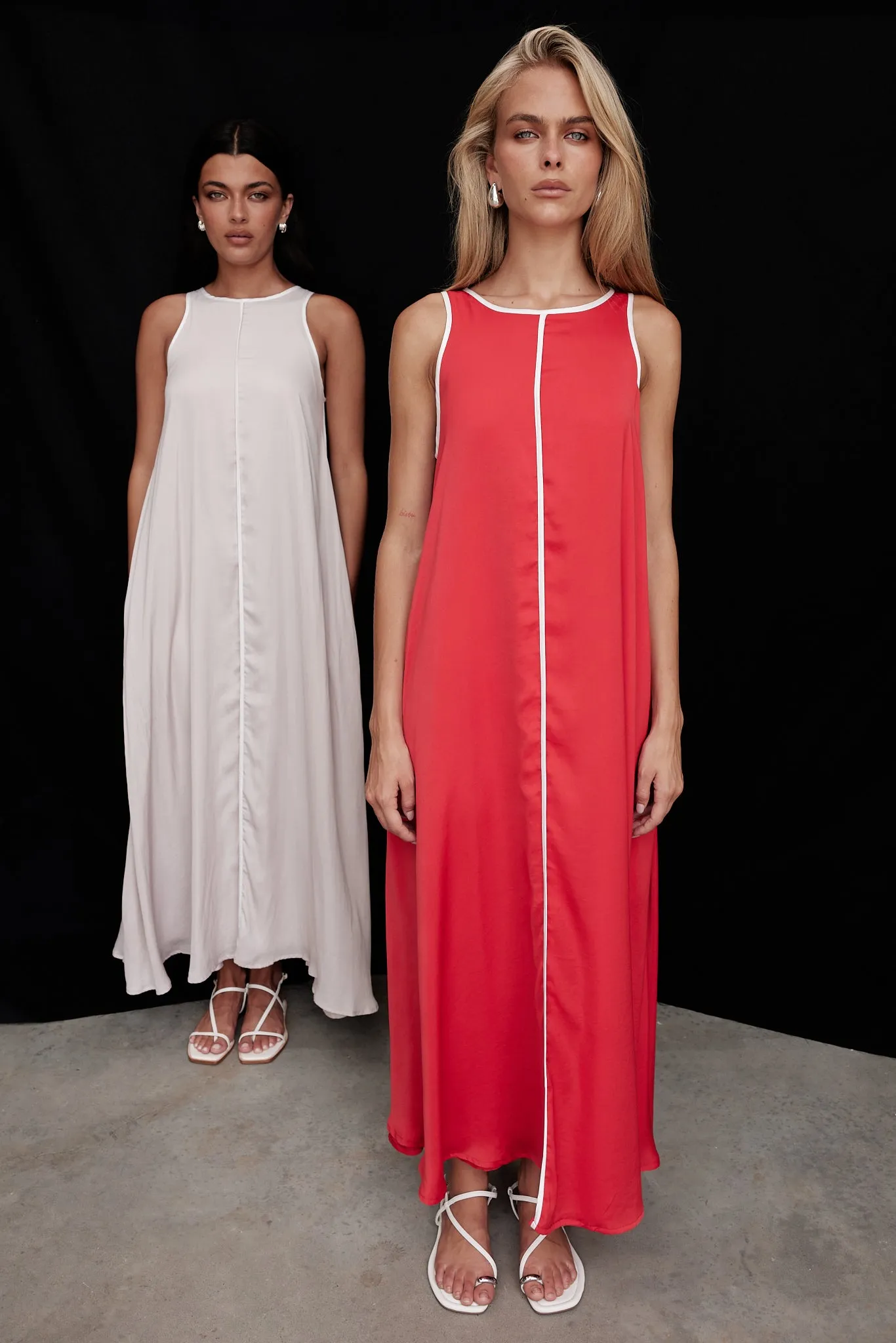 Palos Maxi Dress (Red) sold by Runway Scout