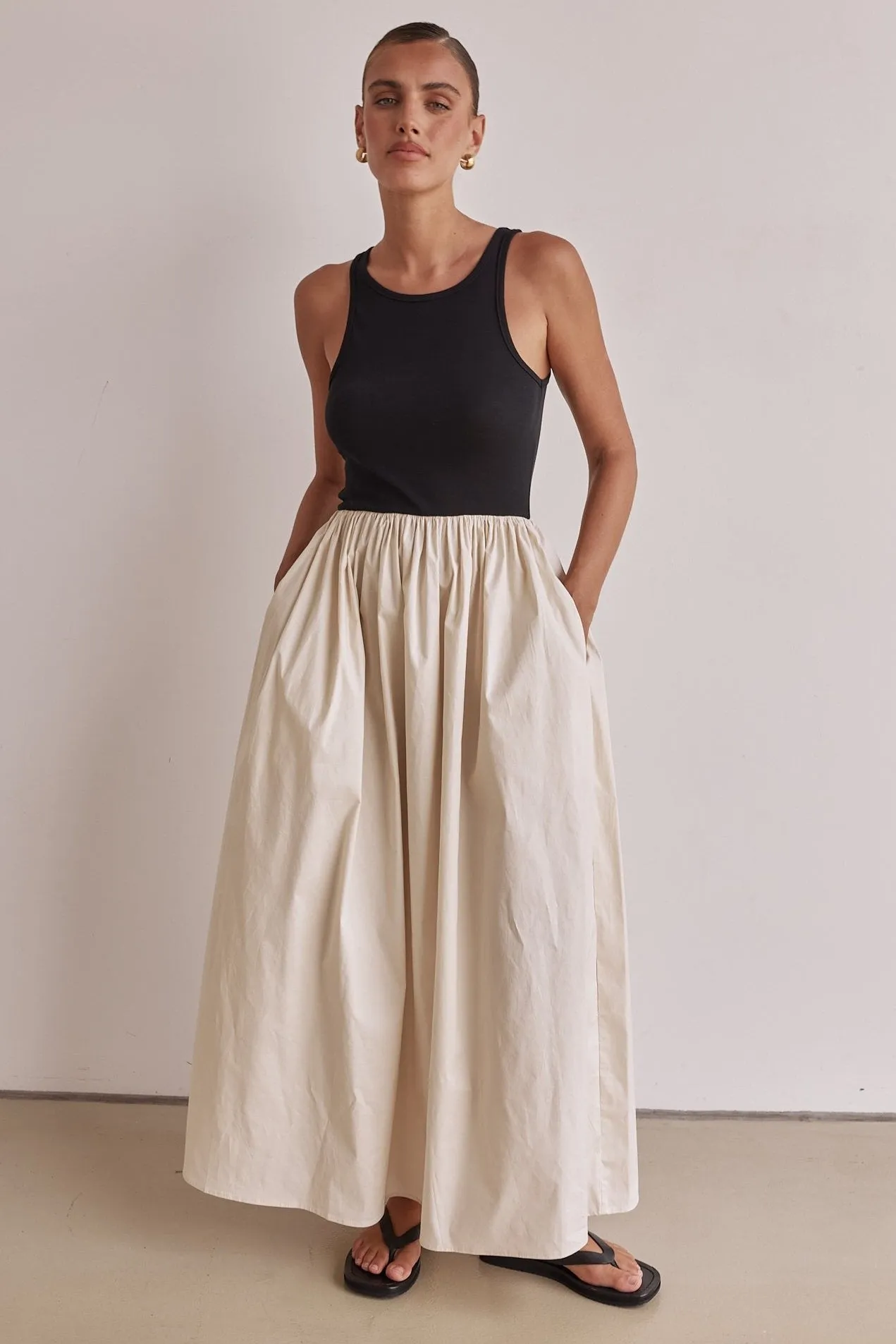 Brynlee Maxi Dress (Black) sold by Runway Scout