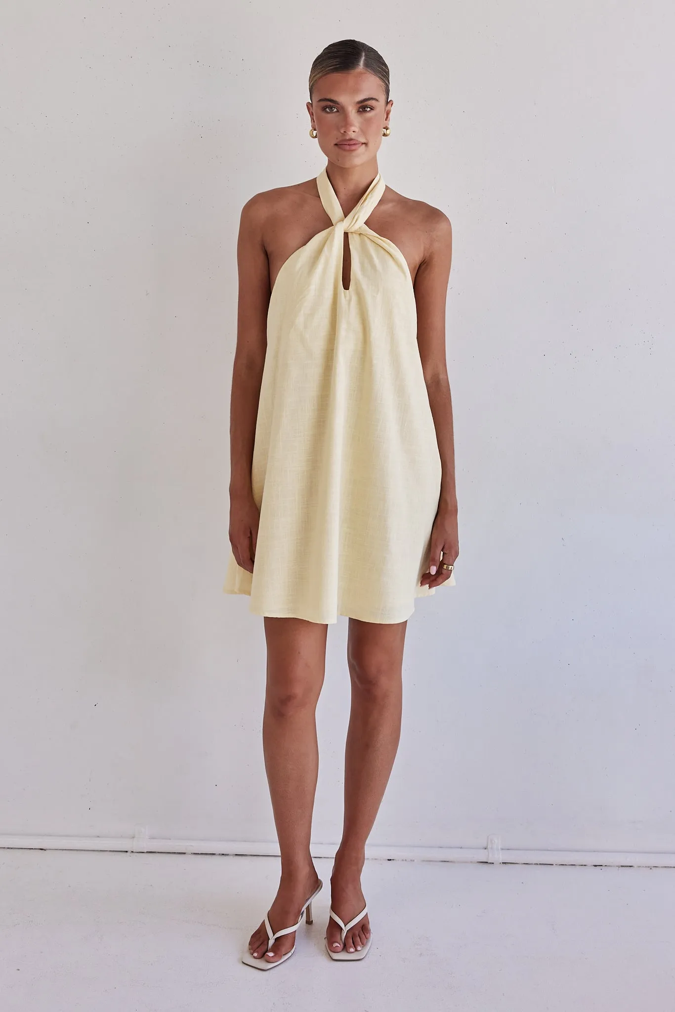 Reese Mini Dress (Yellow) sold by Runway Scout product image thumbnail 2