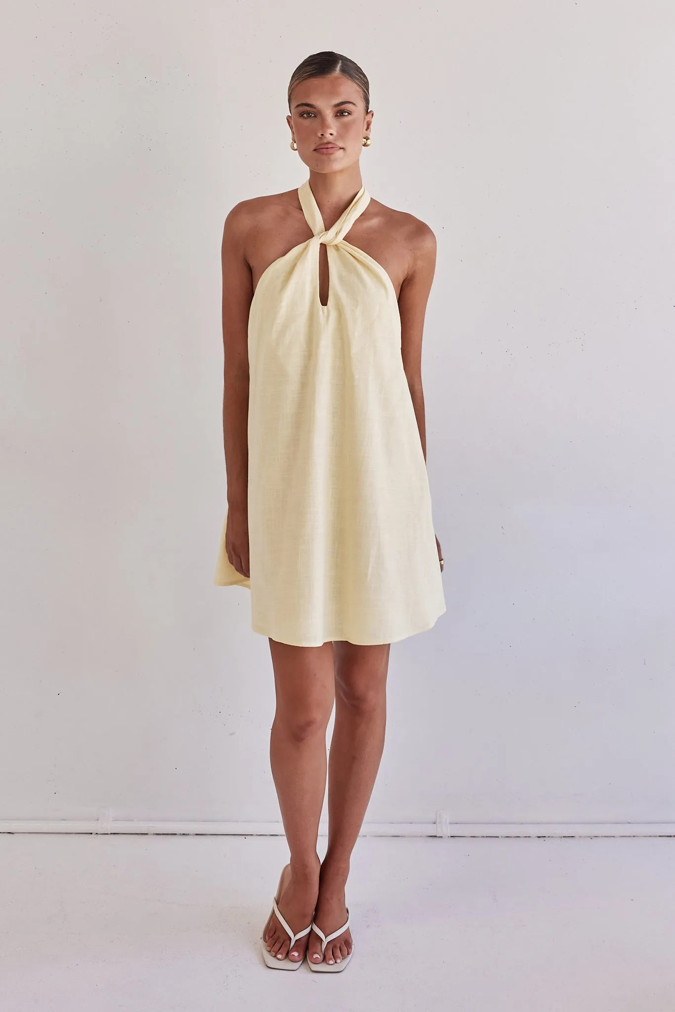 Reese Mini Dress (Yellow) sold by Runway Scout product image thumbnail 5