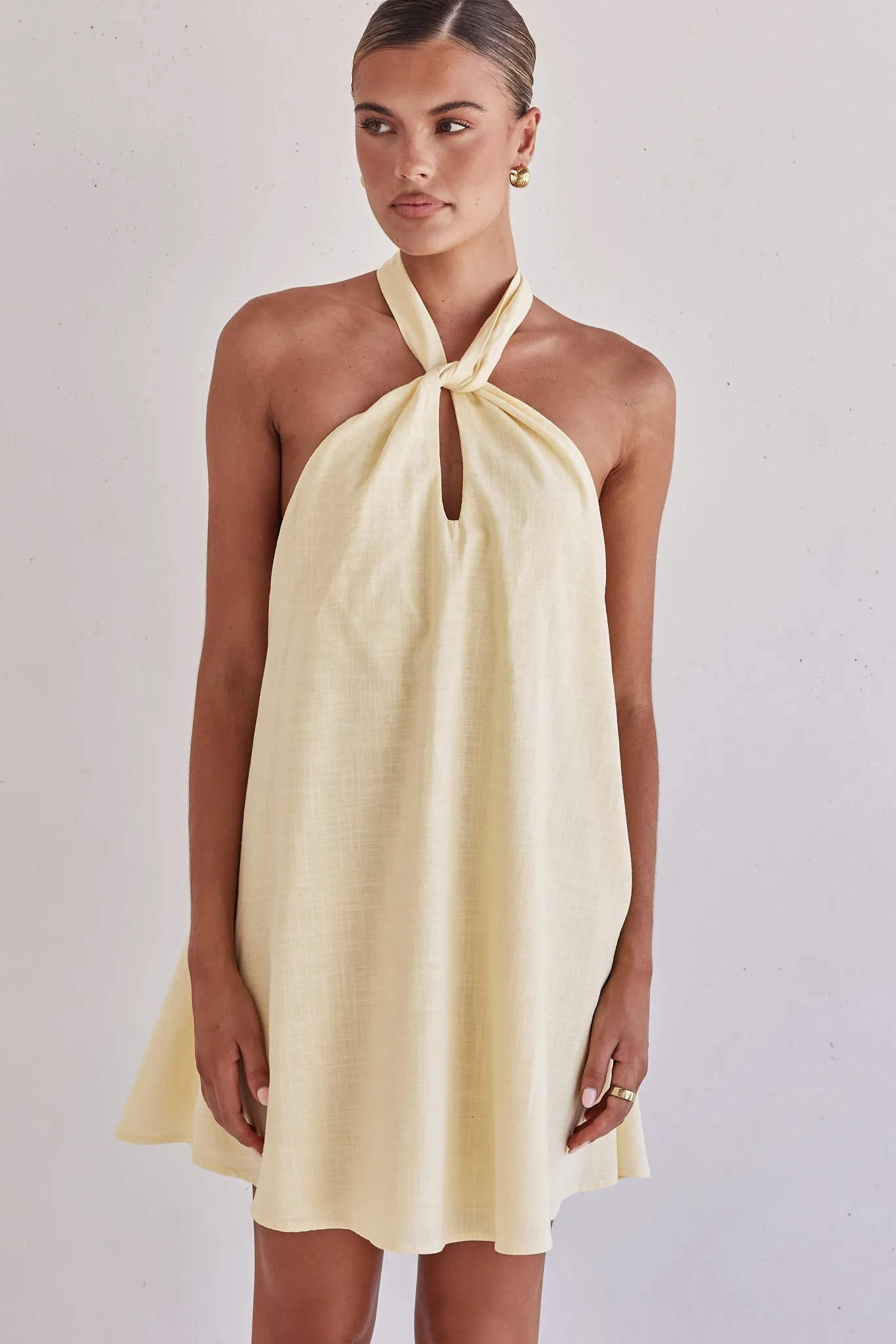 Reese Mini Dress (Yellow) sold by Runway Scout product image thumbnail 4