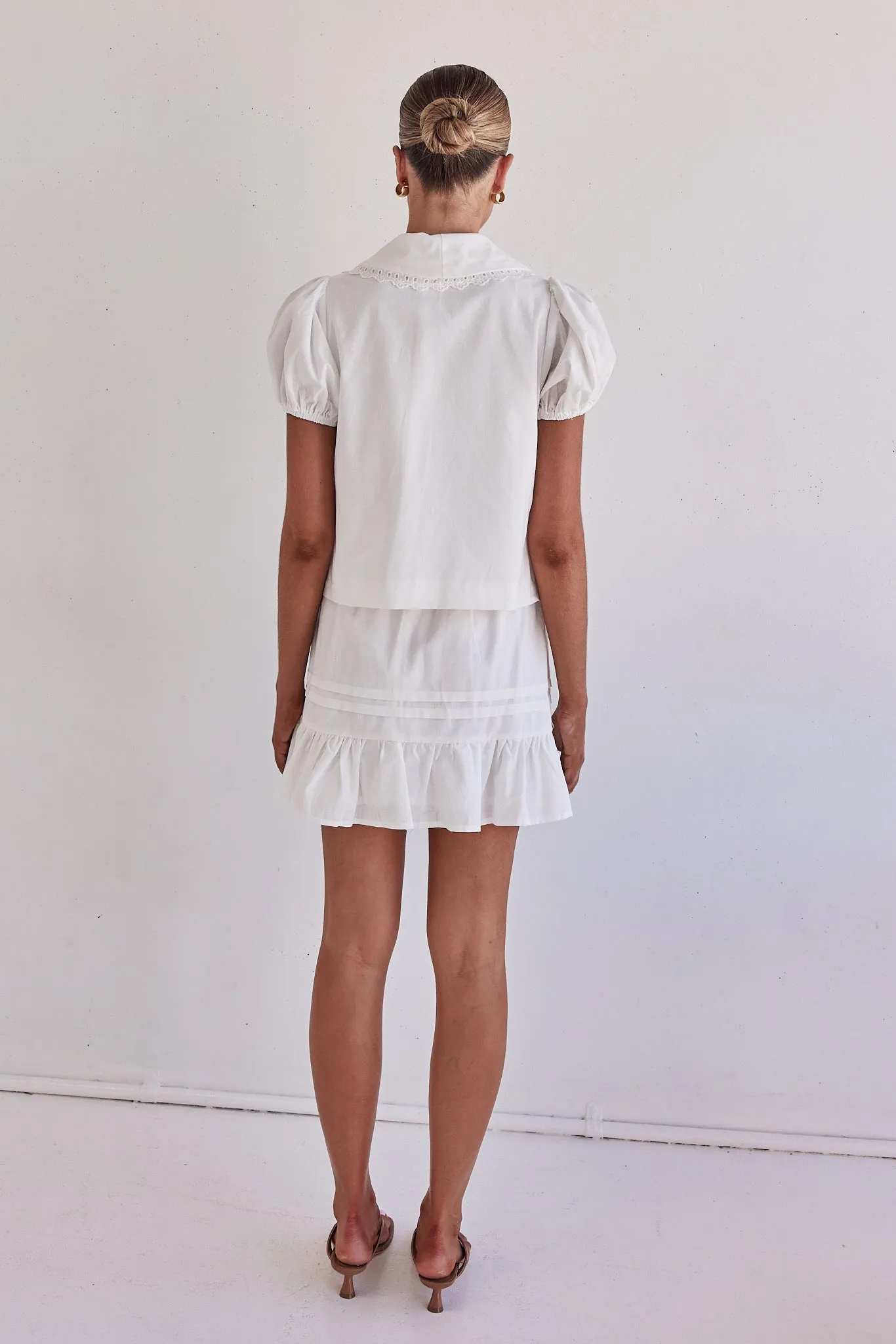 Emina Top (White) sold by Runway Scout product image thumbnail 4