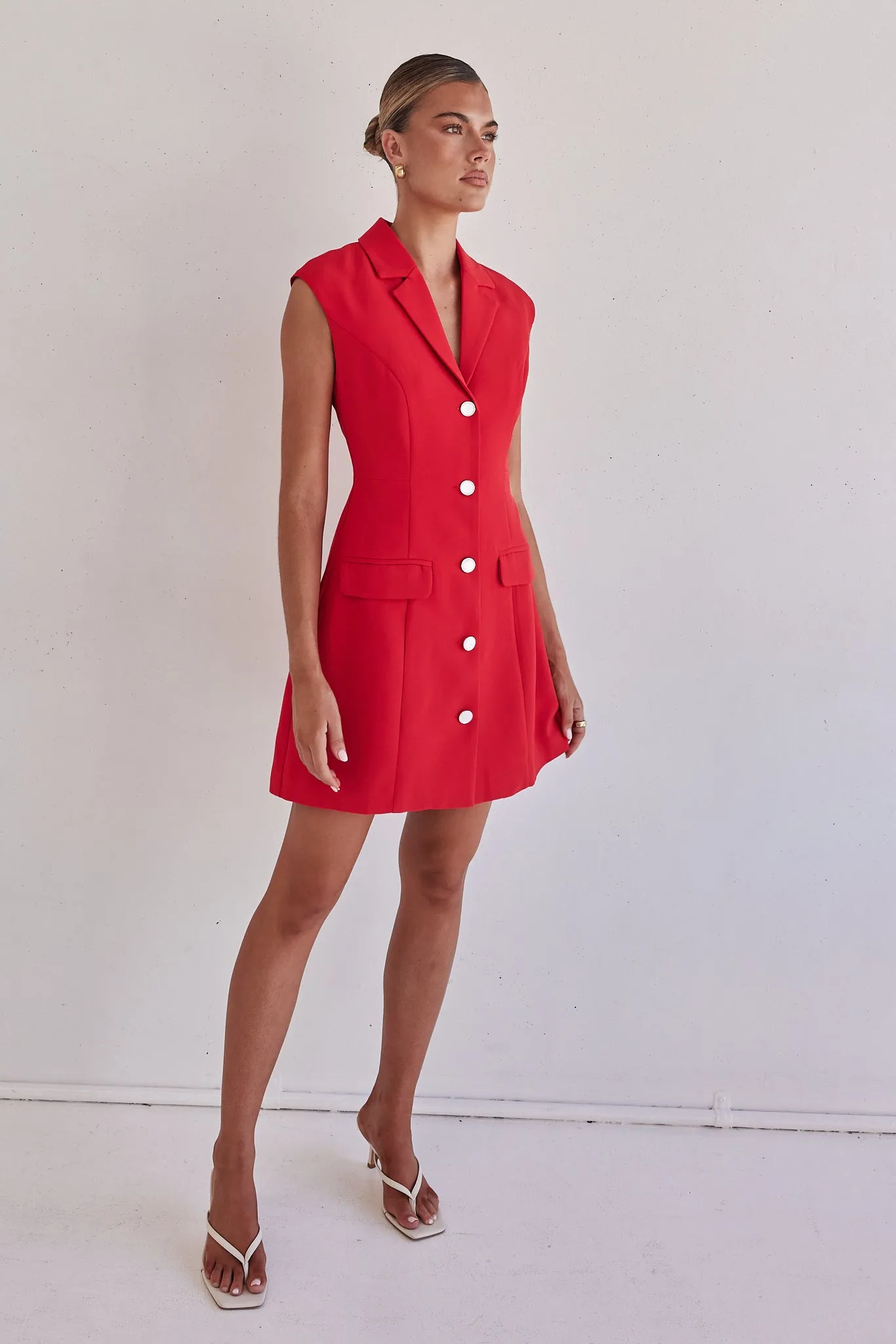 Dakoda Mini Dress (Red) sold by Runway Scout product image thumbnail 5