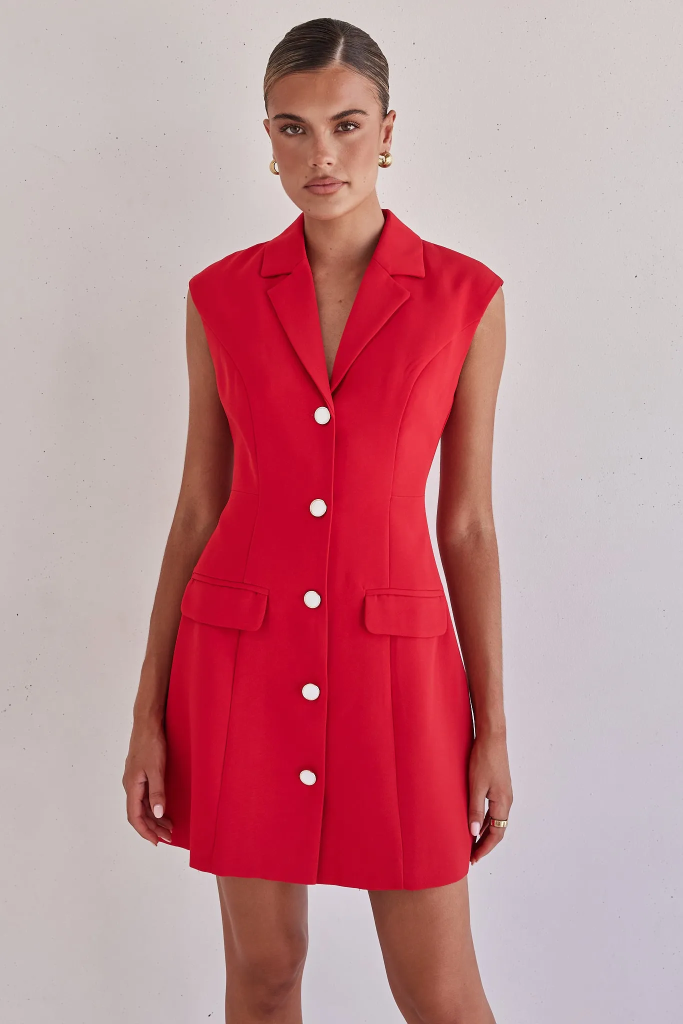 Dakoda Mini Dress (Red) sold by Runway Scout product image thumbnail 2