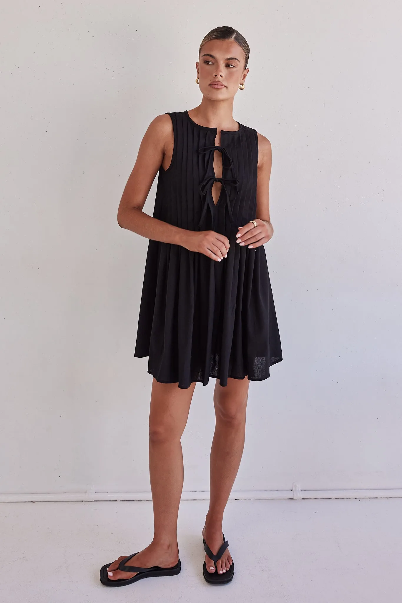 Harper Mini Dress (Black) sold by Runway Scout product image thumbnail 4