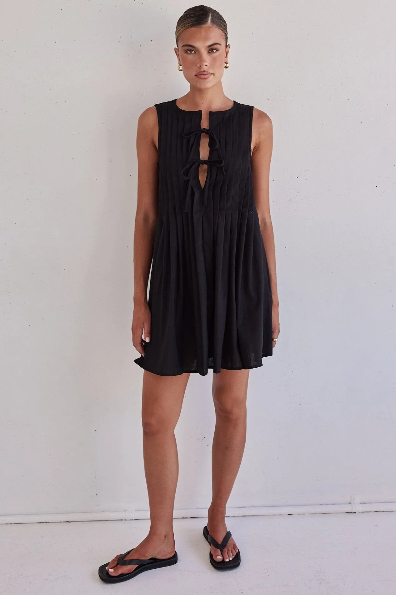 Harper Mini Dress (Black) sold by Runway Scout product image thumbnail 3