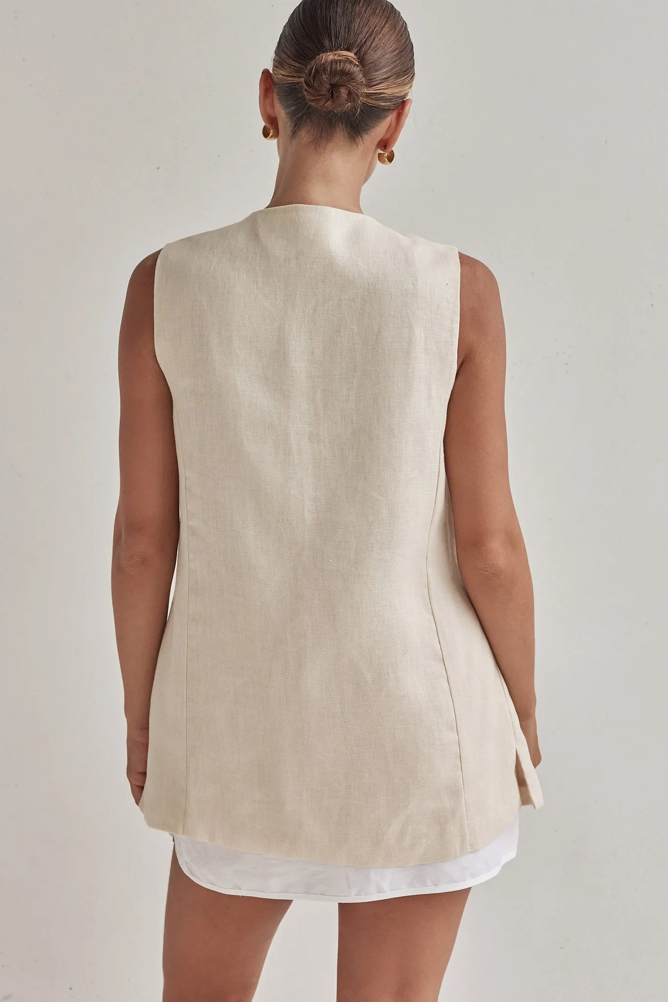 Aubri Vest (Beige) sold by Runway Scout product image thumbnail 4