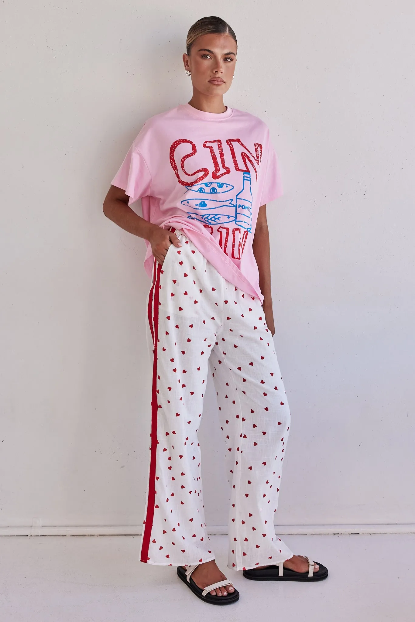 Terry Pant (White) sold by Runway Scout