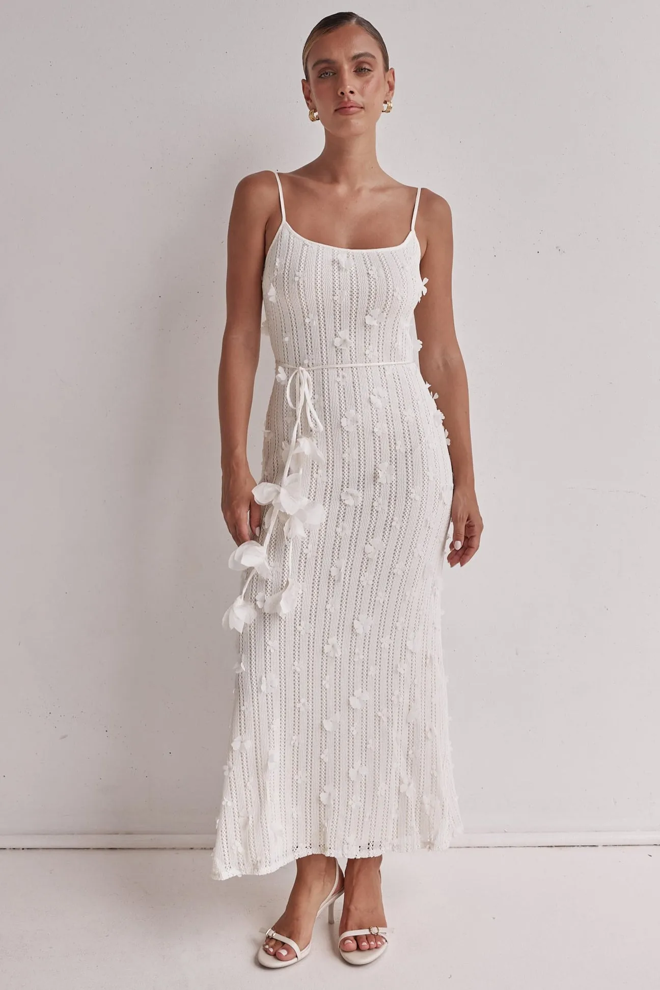 Darcy Knit Maxi Dress (Cream) sold by Runway Scout product image thumbnail 2