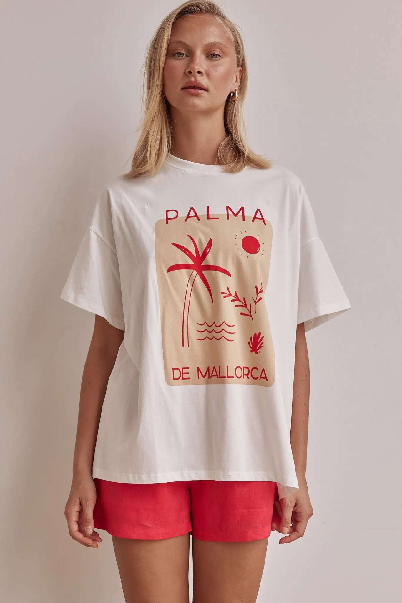 Alena Shirt (Red) sold by Runway Scout