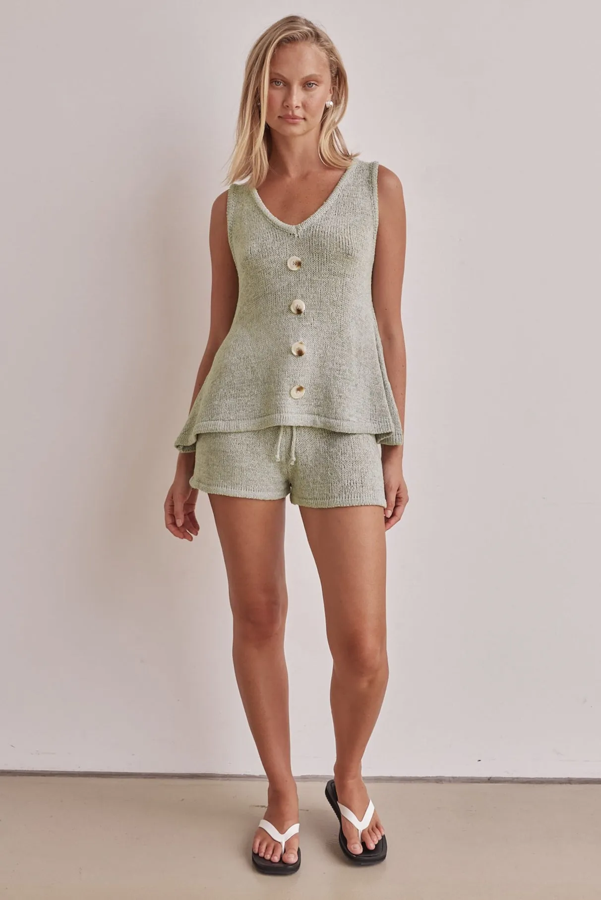 Mila Set (Sage) sold by Runway Scout