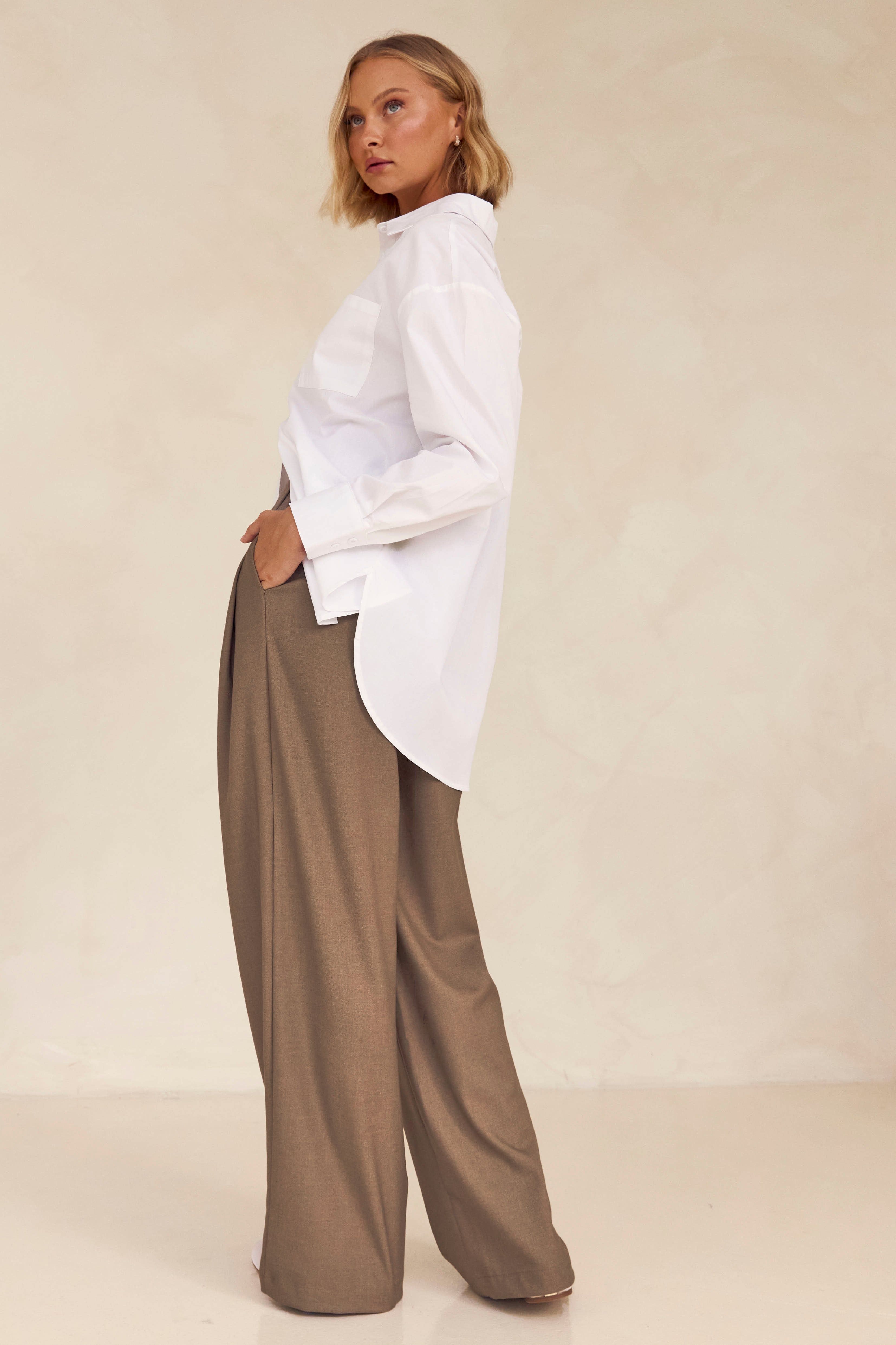 Bryan Shirt (White) sold by Runway Scout product image thumbnail 5