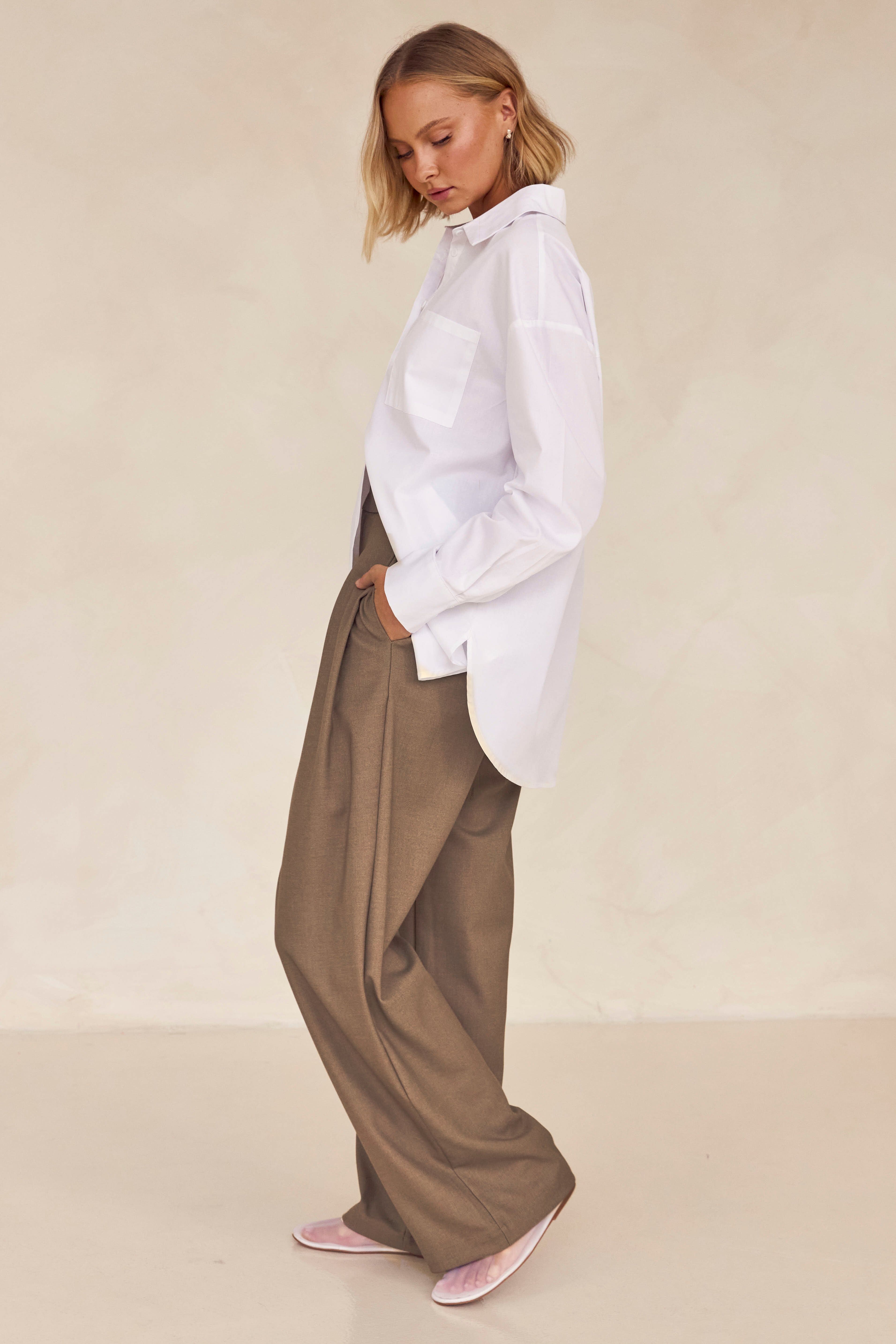 Bryan Shirt (White) sold by Runway Scout product image thumbnail 3