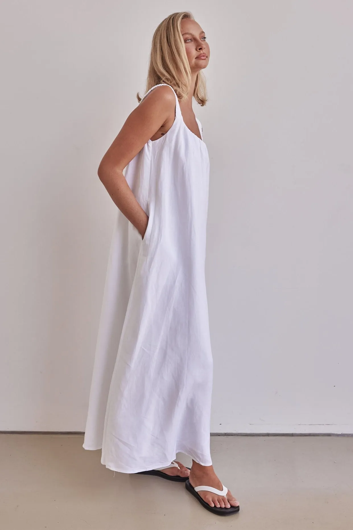 Vicki Maxi Dress (White) sold by Runway Scout product image thumbnail 5