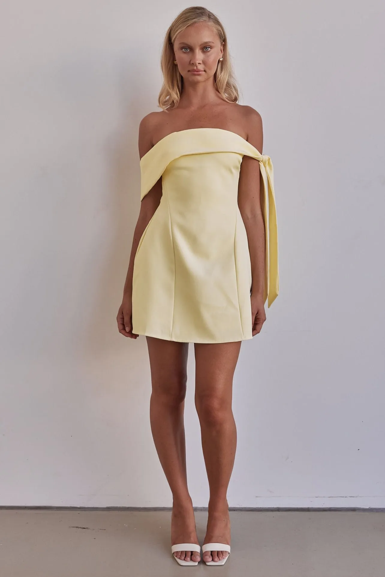 Mina Mini Dress (Yellow) sold by Runway Scout product image thumbnail 2