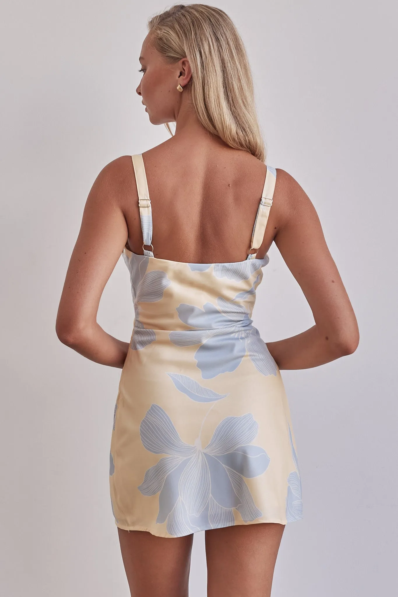 Skye Mini Dress (Yellow) sold by Runway Scout product image thumbnail 5