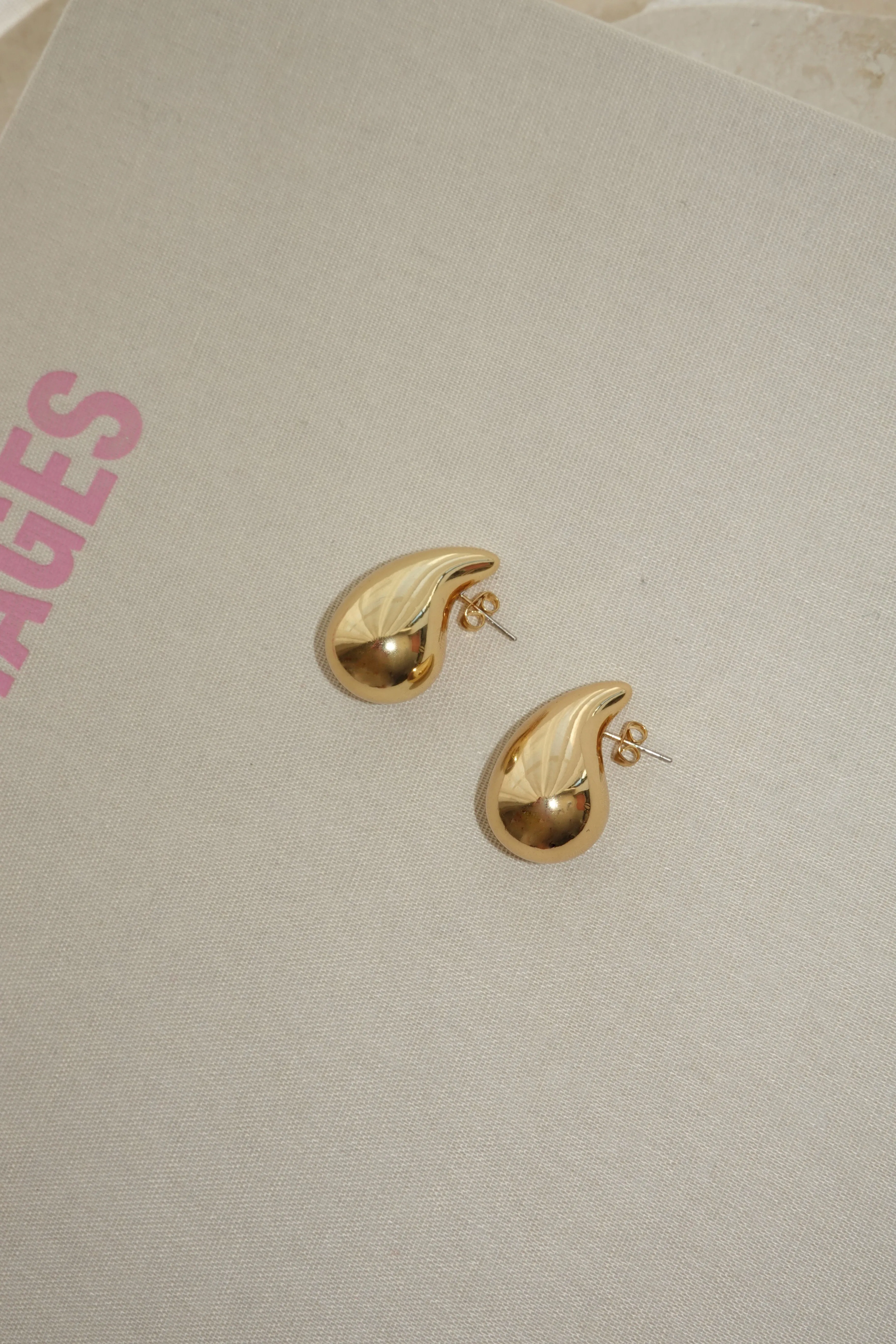 Arianna Earrings (Gold) sold by Runway Scout product image thumbnail 2