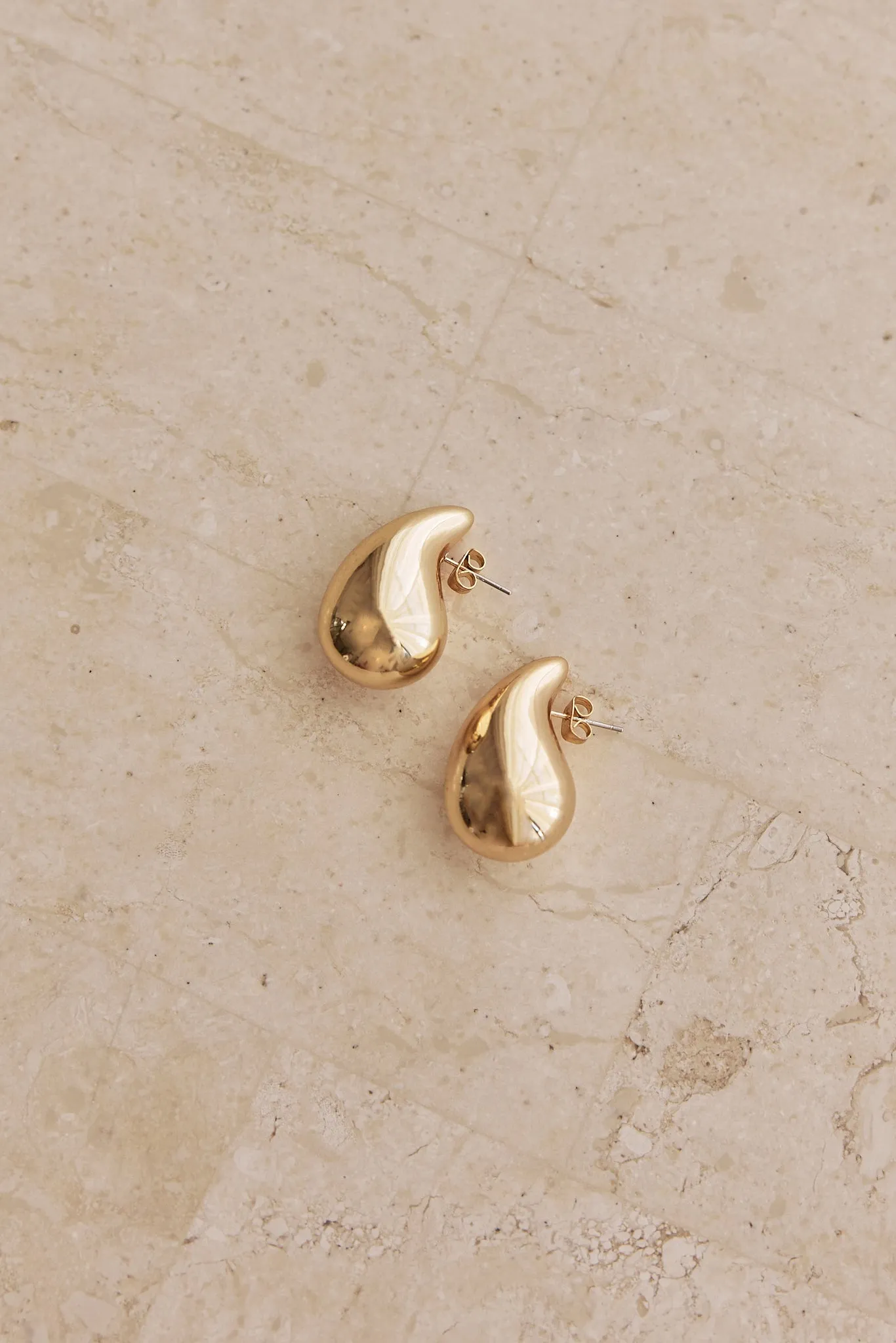 Arianna Earrings (Gold) sold by Runway Scout