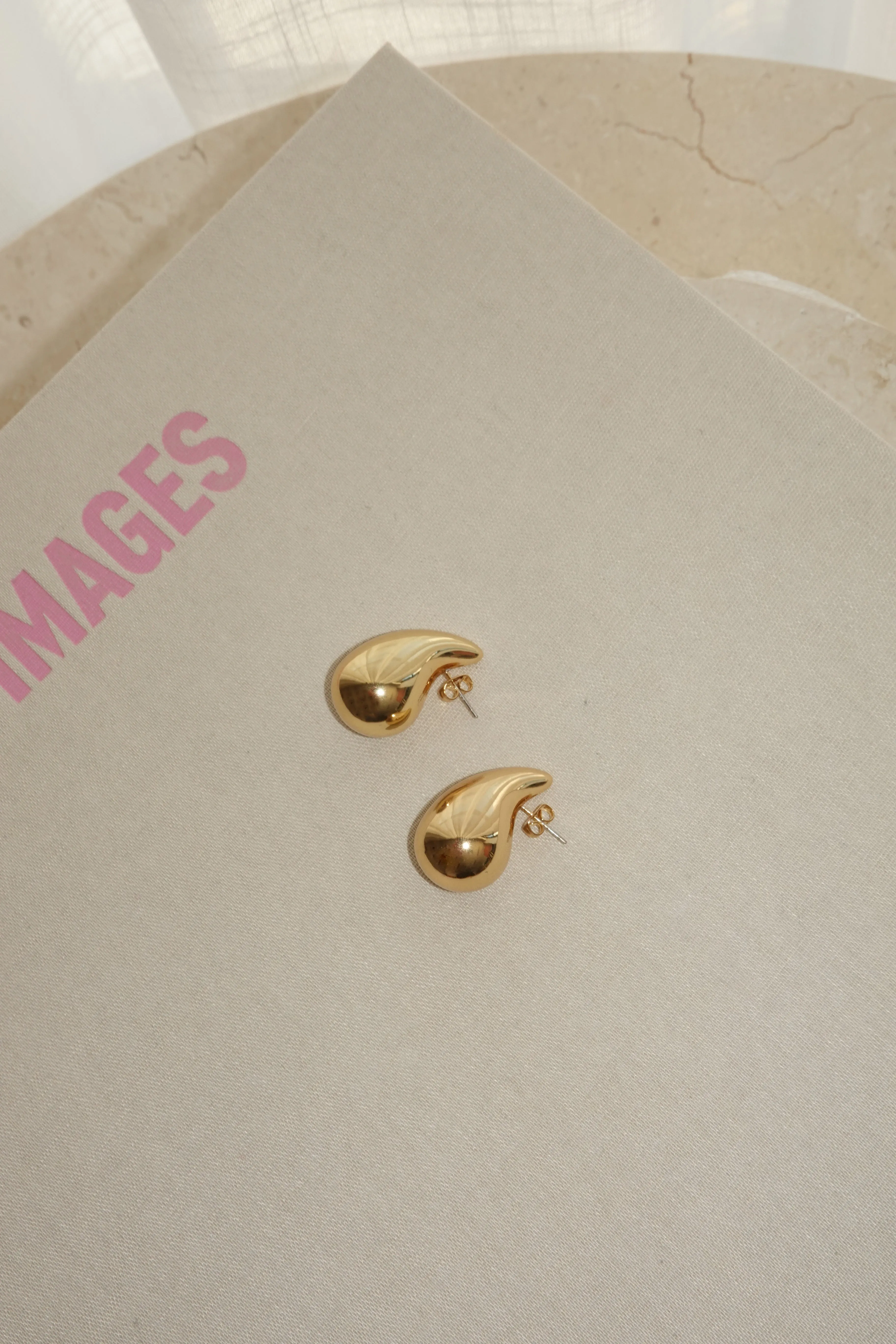 Arianna Earrings (Gold) sold by Runway Scout product image thumbnail 3
