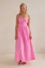 Elyse Maxi Dress (Pink) sold by Runway Scout