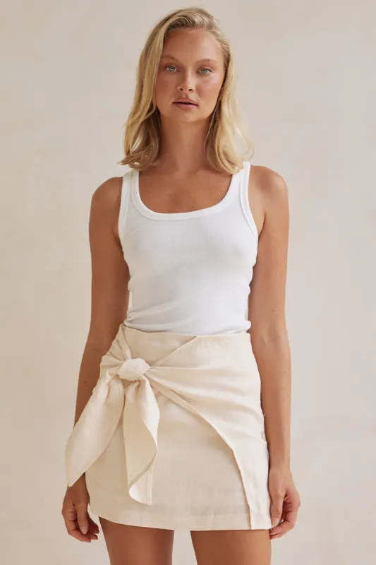 Melia Skirt (Cream) sold by Runway Scout