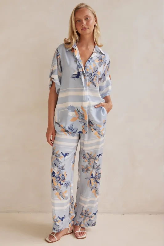 Aria Pants (Blue) sold by Runway Scout