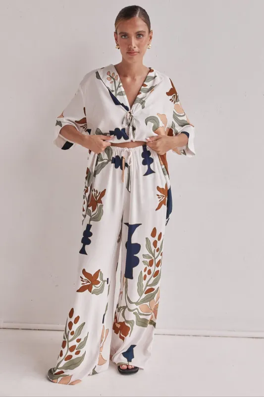 Olive Pant (White) sold by Runway Scout