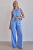 Brielle Pant (Blue) sold by Runway Scout