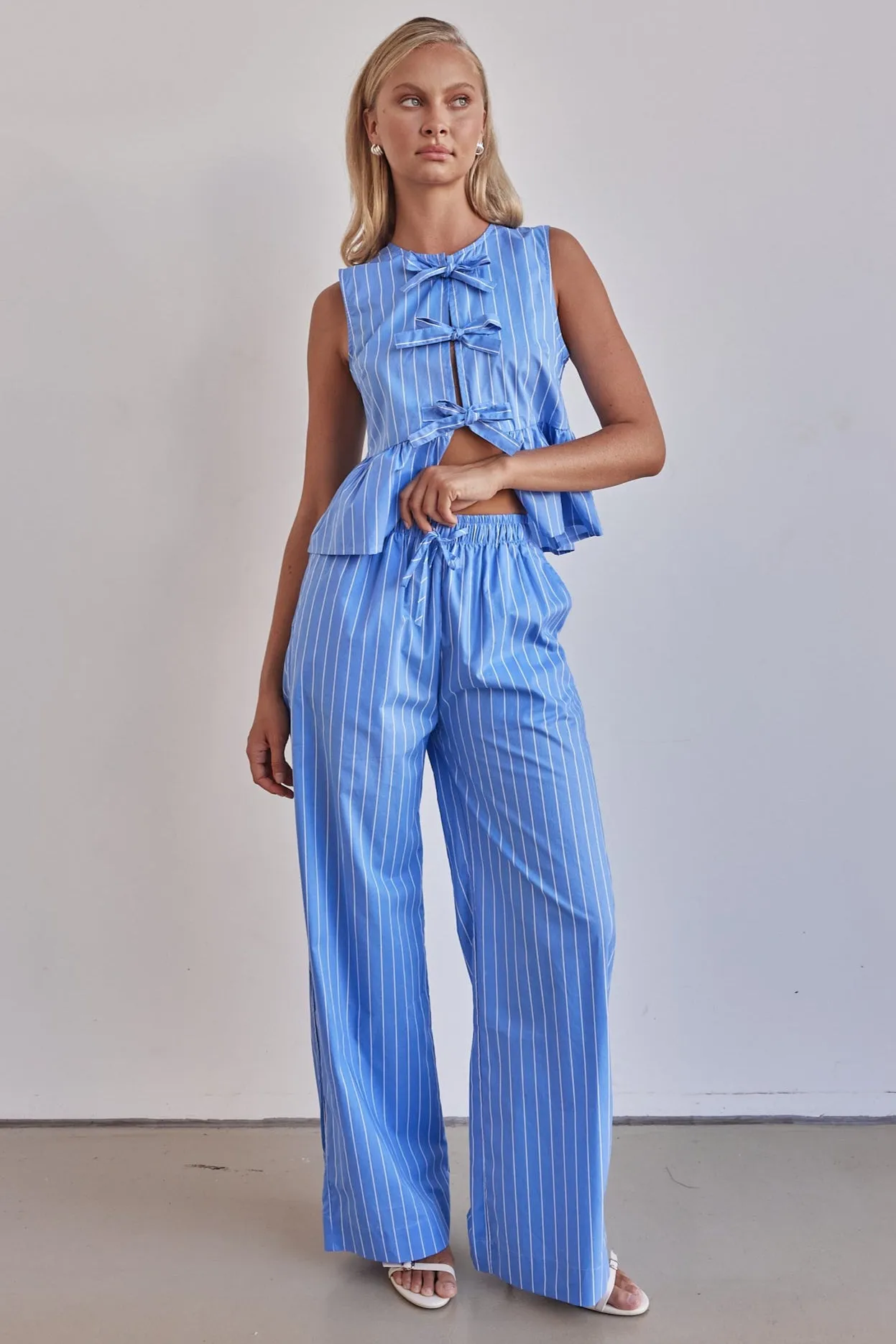 Brielle Pant (Blue) sold by Runway Scout product image thumbnail 2