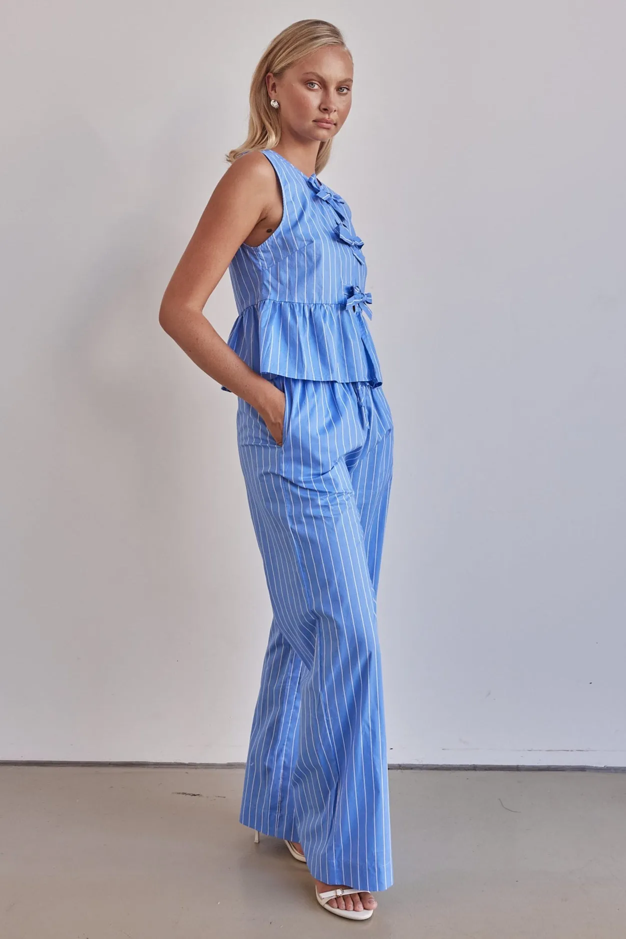 Brielle Pant (Blue) sold by Runway Scout product image thumbnail 5