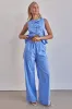 Brielle Pant (Blue) sold by Runway Scout