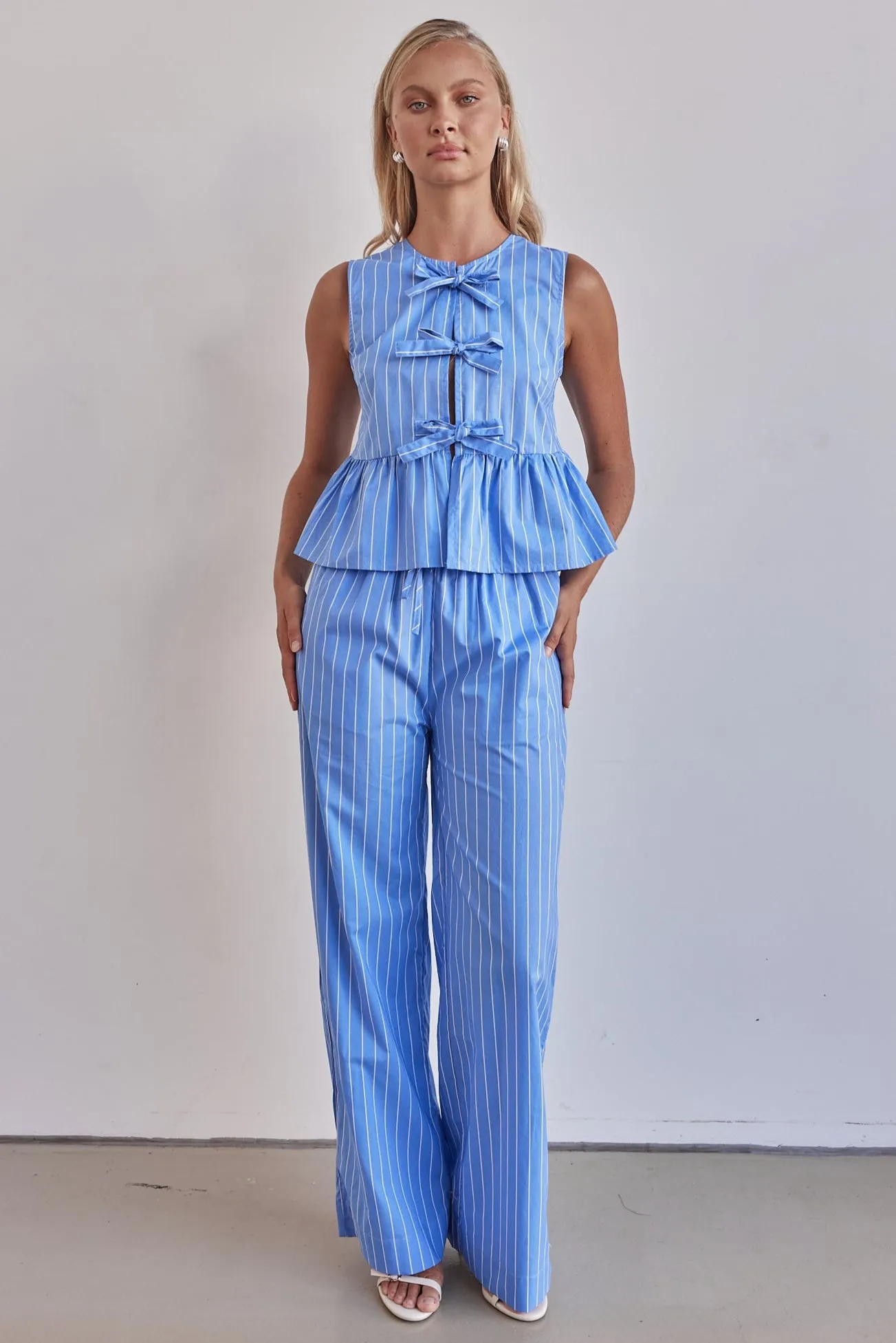 Brielle Pant (Blue) sold by Runway Scout product image thumbnail 3