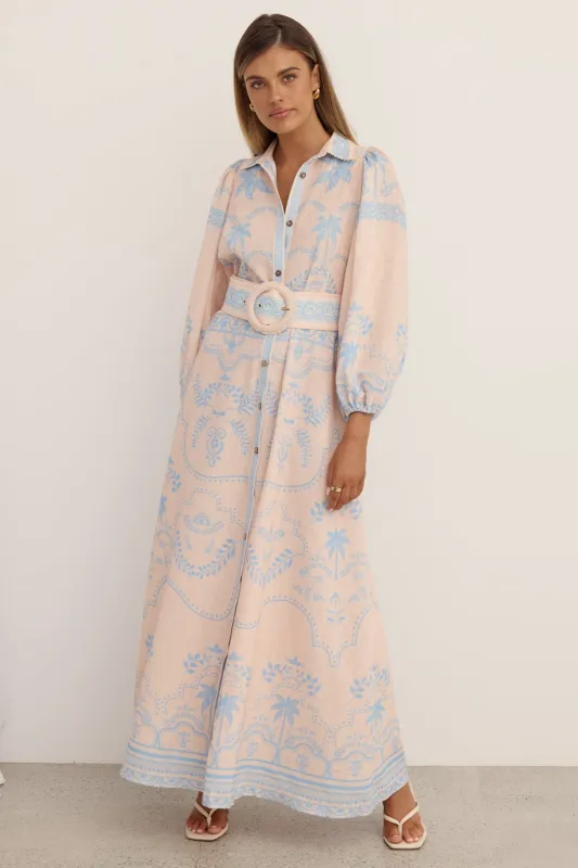 Xander Maxi Dress (Blue) sold by Runway Scout