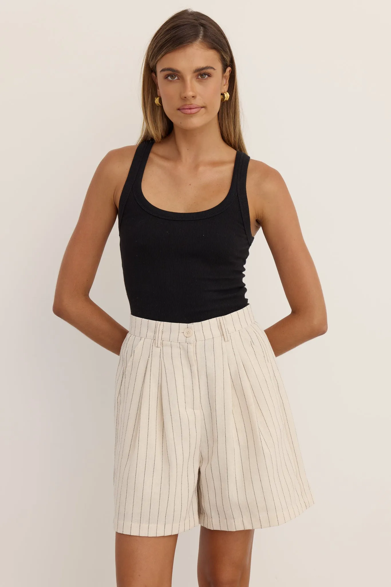 Sara Short (Beige) sold by Runway Scout product image thumbnail 5