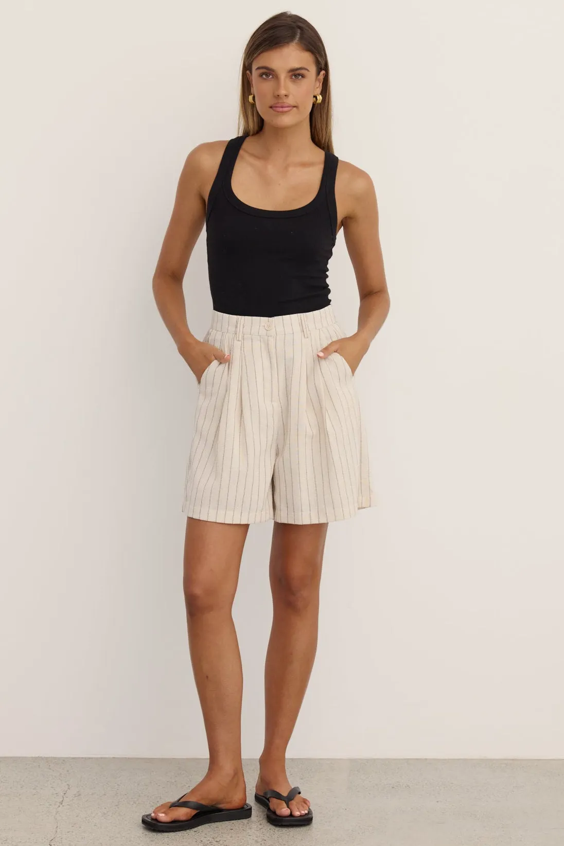Sara Short (Beige) sold by Runway Scout product image thumbnail 3