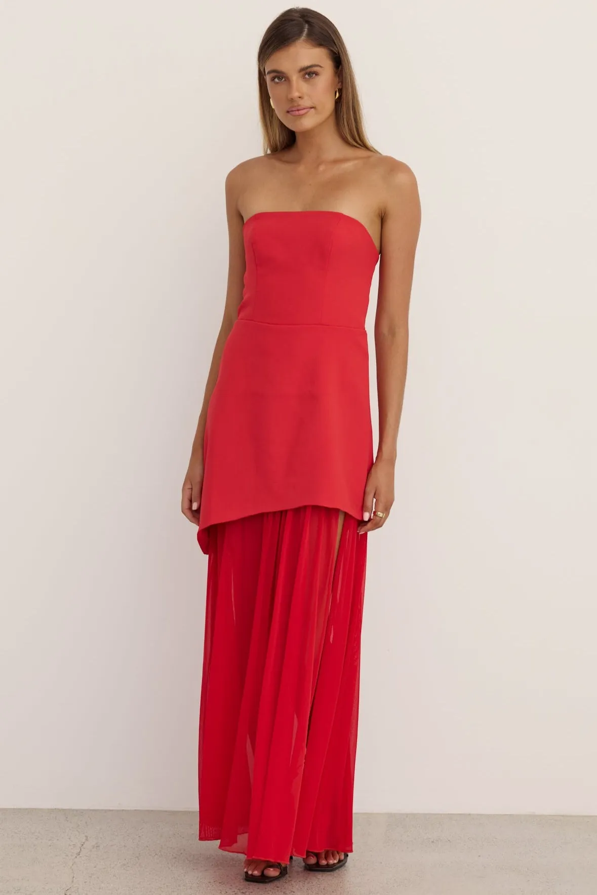 Juliana Maxi Dress (Red) sold by Runway Scout product image thumbnail 3