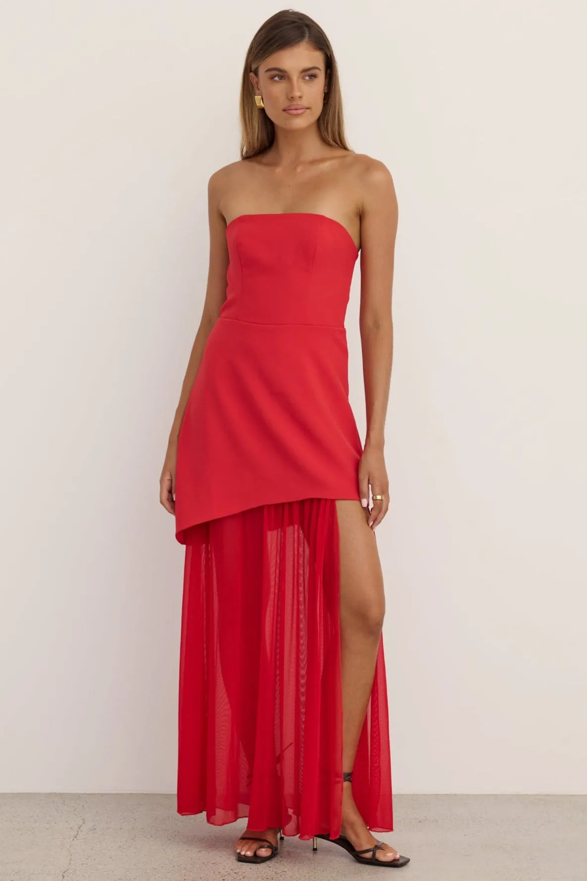 Juliana Maxi Dress (Red) sold by Runway Scout product image thumbnail 4