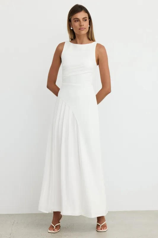 Isabelle Maxi Dress (White) sold by Runway Scout