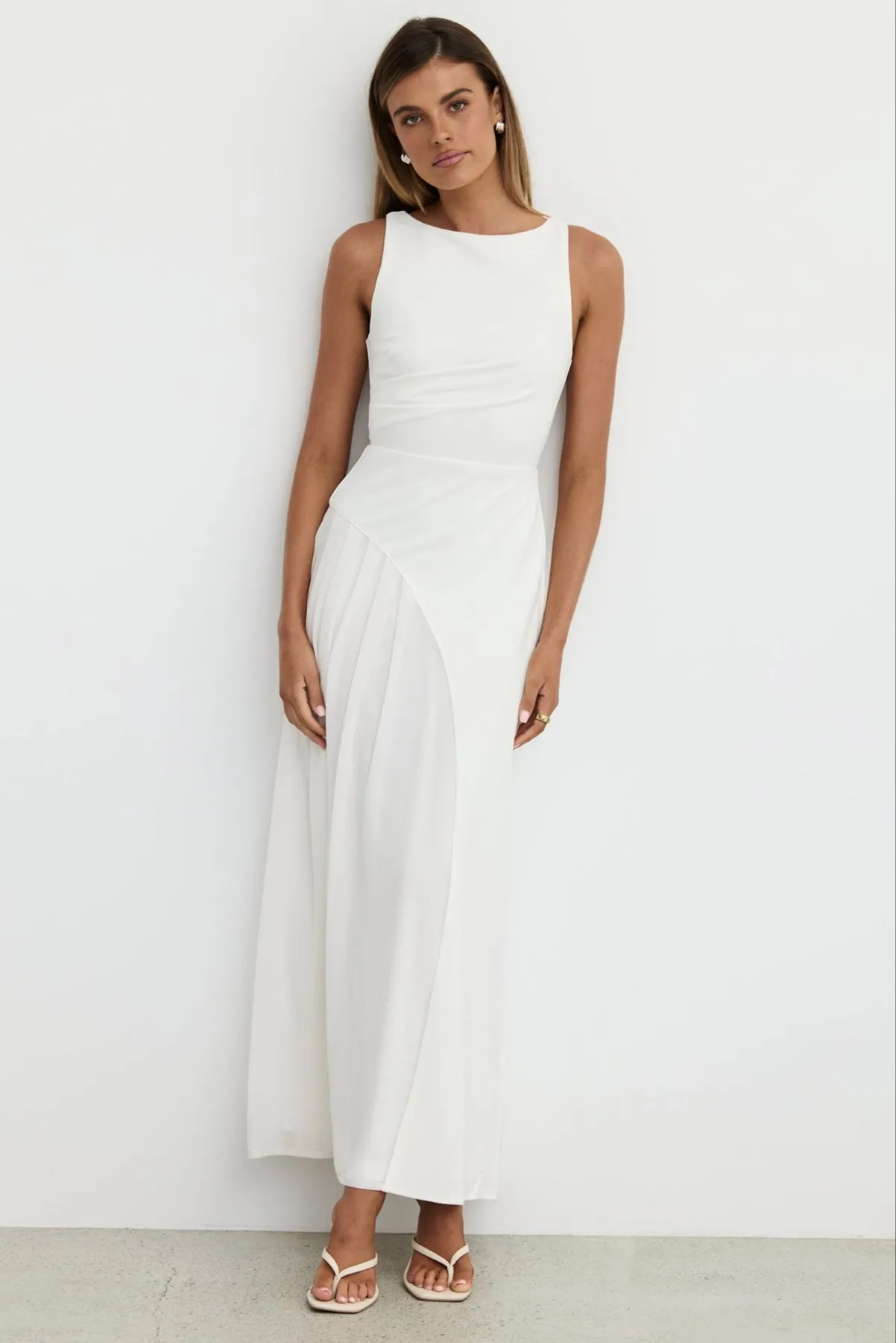 Isabelle Maxi Dress (White) sold by Runway Scout product image thumbnail 4