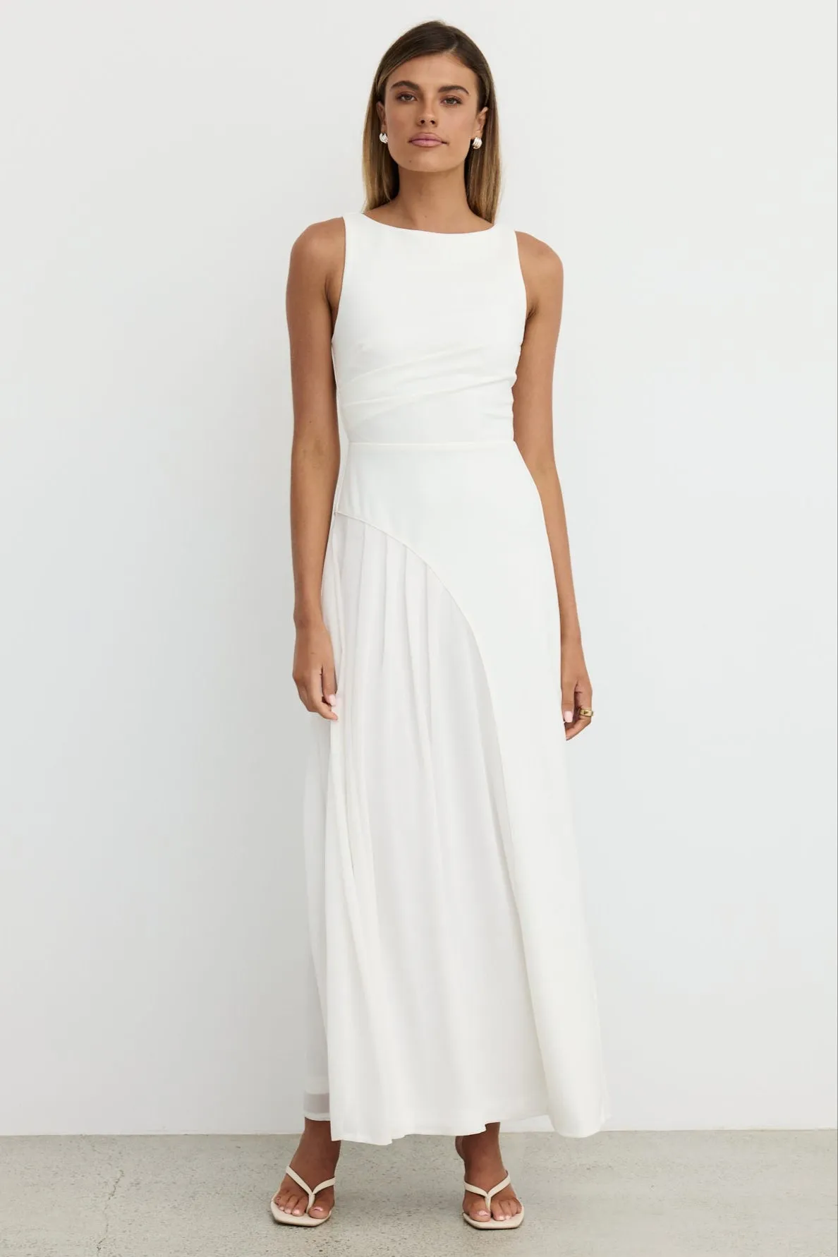 Isabelle Maxi Dress (White) sold by Runway Scout product image thumbnail 3